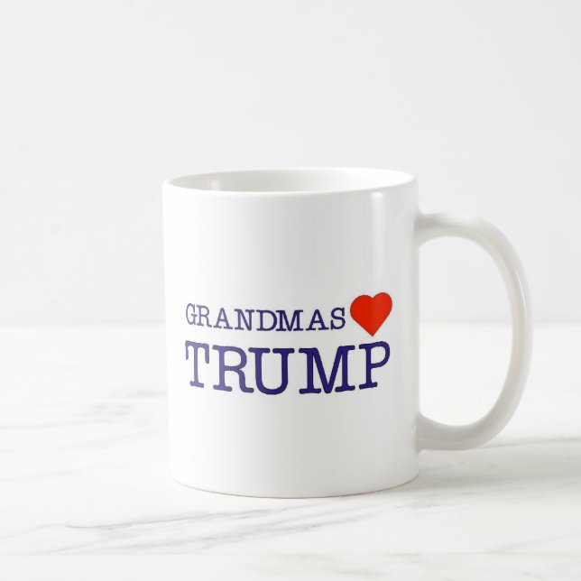 Großmutter-Liebe-Trumpf Kaffeetasse (Rechts)