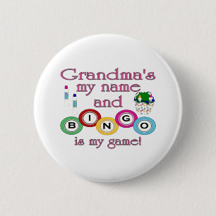 Großmütter mein Namensbingo ist mein Spiel Button