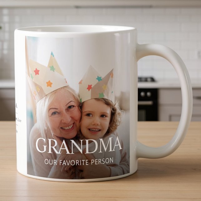 Großmutter Multi Foto Oma Typografie Cute Kaffeetasse (Von Creator hochgeladen)