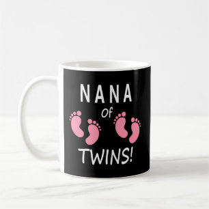 Großmutter Oma Nana, zwei Fußspuren Kaffeetasse