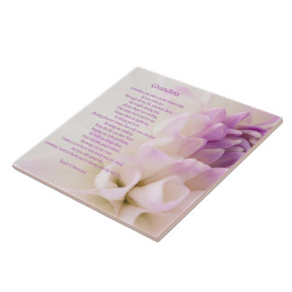 Großmutter-Poesie-Kollektor Fliese