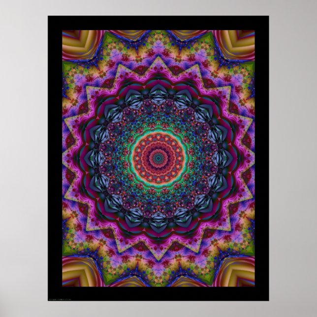 Großmutter-Quilt Poster (Vorne)