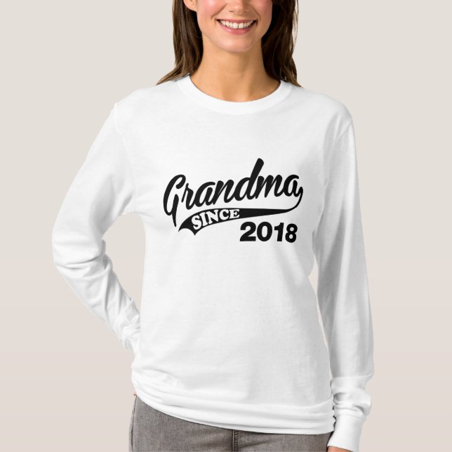 Großmutter seit 2018 T-Shirt (Vorderseite)