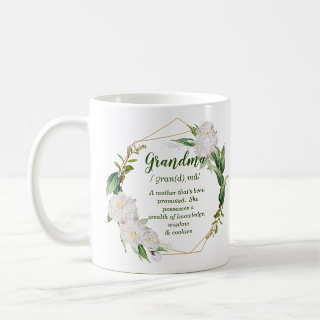 Großmutter-Spaß Kaffeetasse (Links)