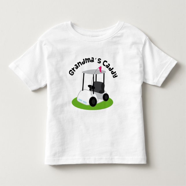 Großmutter-Transportgestell (Golf) Kleinkind T-shirt (Vorderseite)