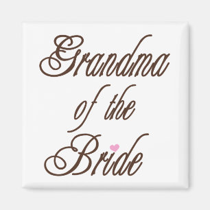 Großmutter von Bride Classy Browns Magnet
