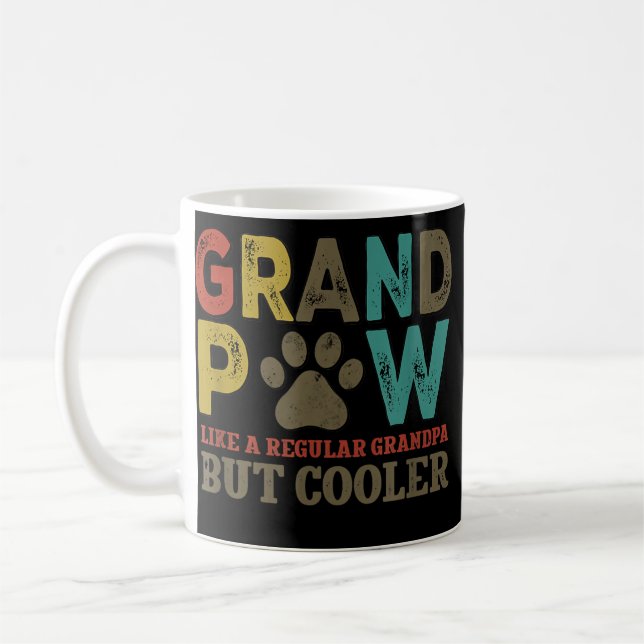 Großmutter wie ein regelmäßiger Großvater, aber Co Kaffeetasse (Links)