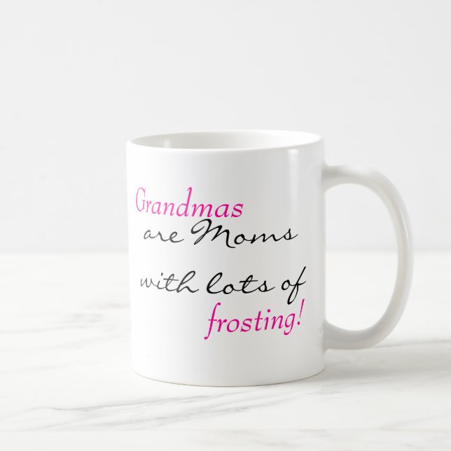 Großmutter-Zitat Kaffeetasse (Rechts)
