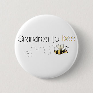 Großmutter zum Bienen-Knopf Button