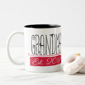 Großmutterest-Tasse 2018 Zweifarbige Tasse