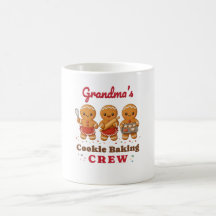Großmutters Weihnachtstasse der Cookie-Back-Crew