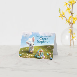 Großneffe Frohe Ostern Süßer Osterhase Karte