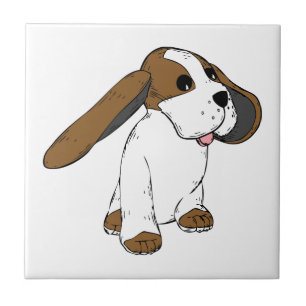 Großohriger Hund Fliese