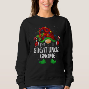 Großonkel Gnom Büffel Rot Kariert Familie Weihnach Sweatshirt