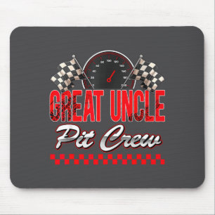 Großonkel T Crew Rennwagen Geburtstagsjunge Rennsp Mousepad