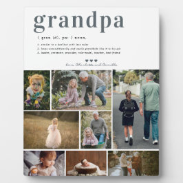 GroßPA-Definition | 8 Foto Personalisiert Plaque Fotoplatte