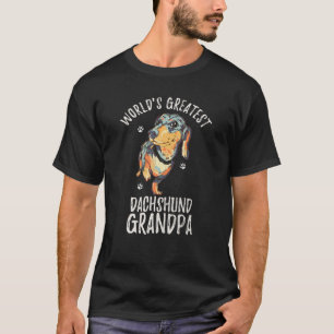 Großpa Funny Dog Wiene, Großvater für Dackel de T-Shirt
