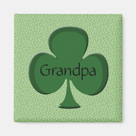 Großpa Irish Kleeblatt Magnet