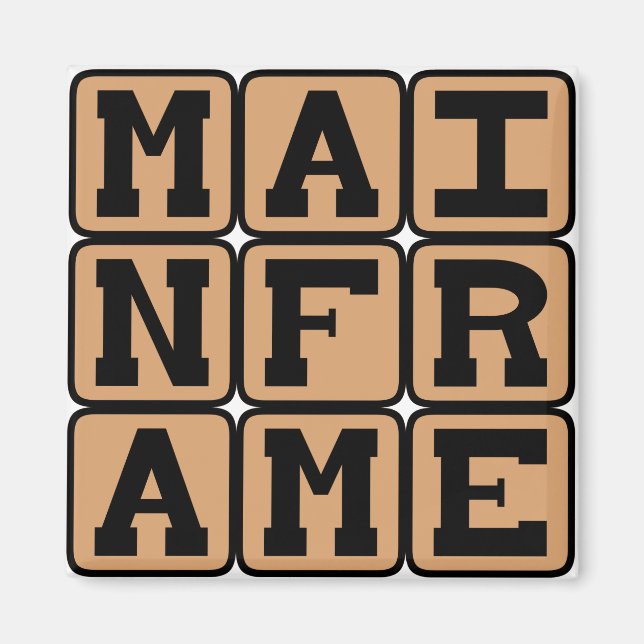 Großrechner Magnet (Vorne)