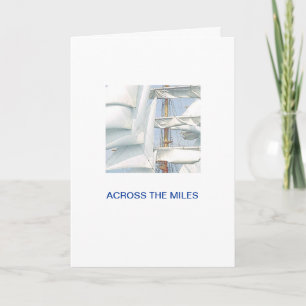 Großschiff unter Segel Karte