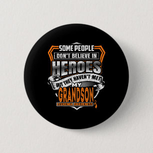 Großsons Kampf ist mein Kampf gegen Leukämie Bewus Button