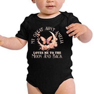 Großtante liebt mich baby strampler