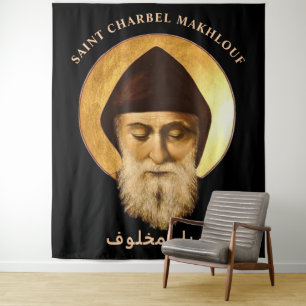 Größte Kirchenwandteppich von St. Charbel Wandteppich