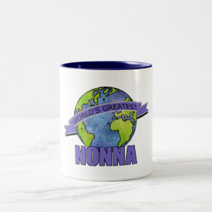 Größte Nonna der Welt Zweifarbige Tasse