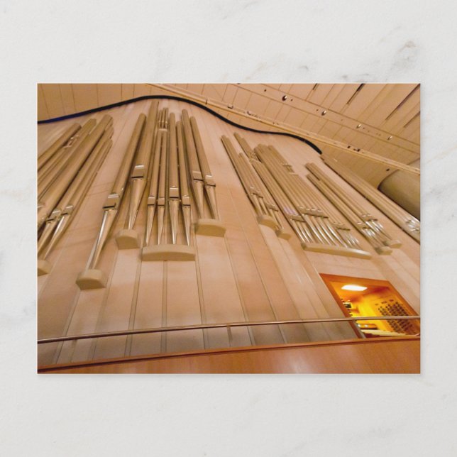 Größte Pfeifenorgel in der China Postkarte (Vorderseite)