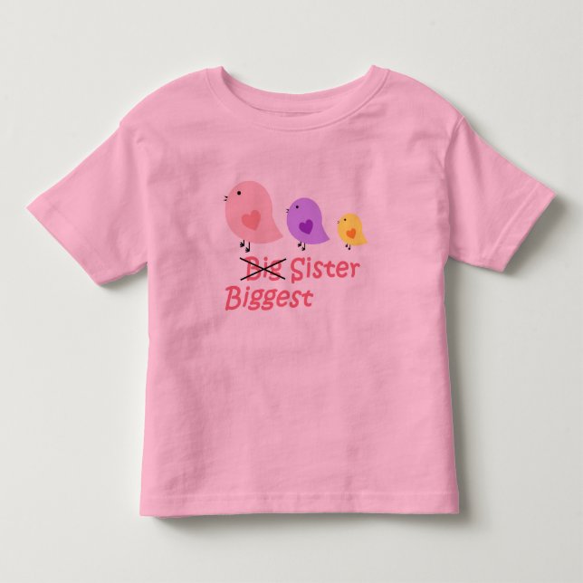 Größte Schwester Kleinkind T-shirt (Vorderseite)