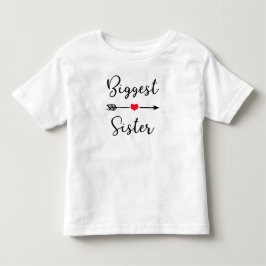 Größte Schwester ~ Schwester Designs Kleinkind T-shirt