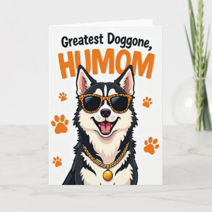 Größte verrückte Humom-Hundekarte Karte