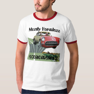 Größtenteils harmloses Ökonometrie-Wecker-Shirt T-Shirt