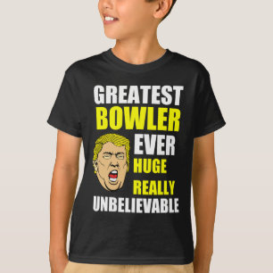 Größter Bowler Lustiger Donald Trump Bowling-Gesch T-Shirt