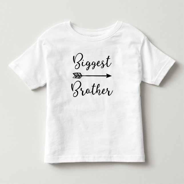 Größter Bruder ~ Bruder Designs Arrow Kleinkind T-shirt (Vorderseite)