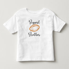 Größter Bruder ~ Bruder Designs Fußball Kleinkind T-shirt