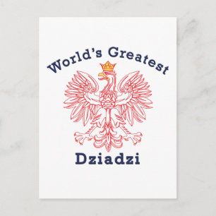 Größter Dziadzi Adler der Welt Postkarte