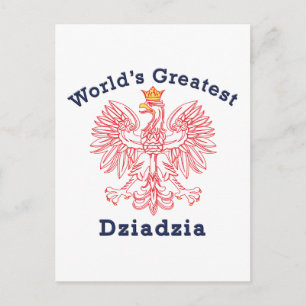 Größter Dziadzia Adler der Welt Postkarte