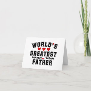größter Furzer der Welt, ich meine Vater 2023 Karte