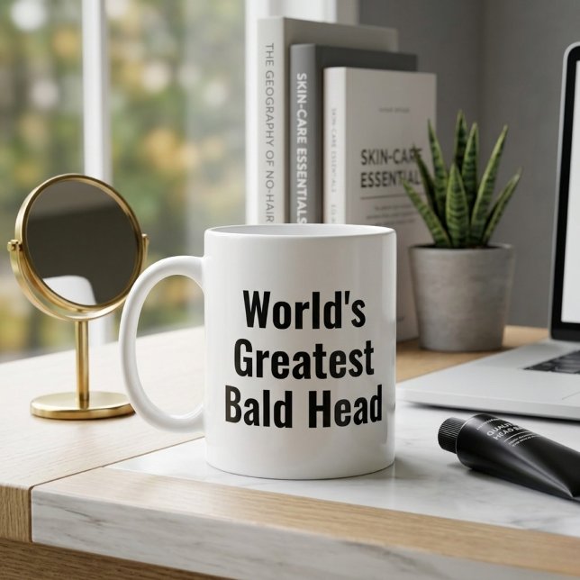 Größter Glatzkopf der Welt Kaffeetasse (Von Creator hochgeladen)