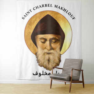 Größter Kirchenwandteppich von St. Charbel Wandteppich