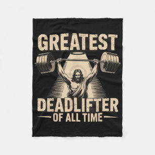 Größter Kraftsportler Aller Zeiten Jesus Fleecedecke