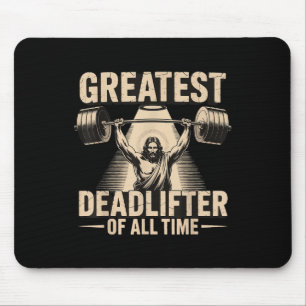 Größter Kraftsportler Aller Zeiten Jesus Mousepad