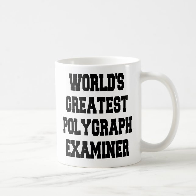 Größter Polygraph-Tester der Welt Kaffeetasse (Rechts)