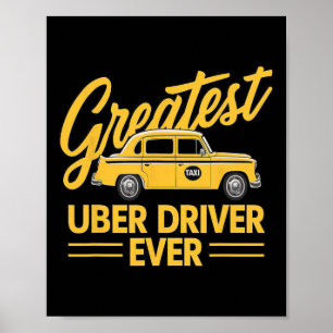 Größter Uber-Fahrer Aller Zeiten Uber Fahrer Lusti Poster