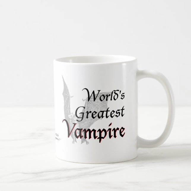 Größter Vampir der Welt Kaffeetasse (Rechts)