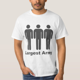 Größtes Armee-Grau T-Shirt