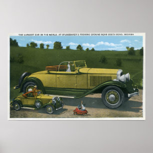 Größtes Auto der Welt, Studebaker Bewährtes Poster