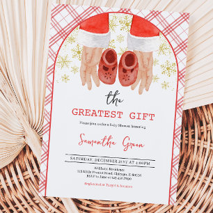 Größtes Geschenk Baby Shower Einladung