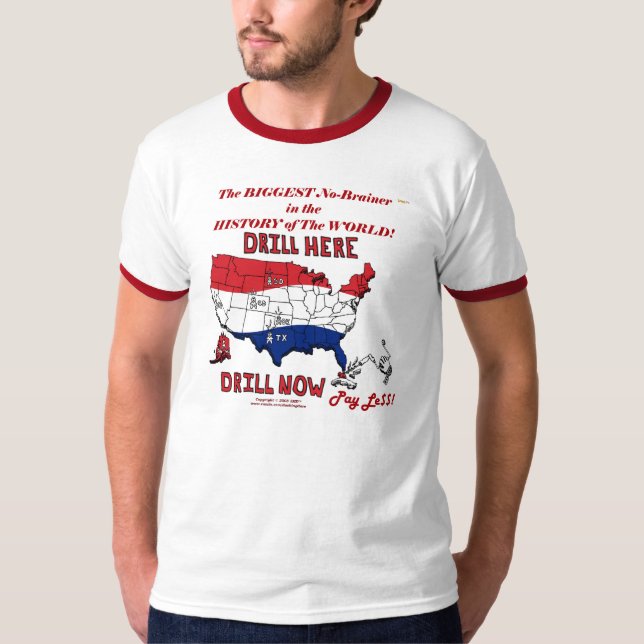 Größtes NO- brainer im beringten T - Shirt der (Vorderseite)